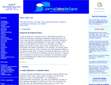 Tablet Screenshot of jornaldosamigos.com.br
